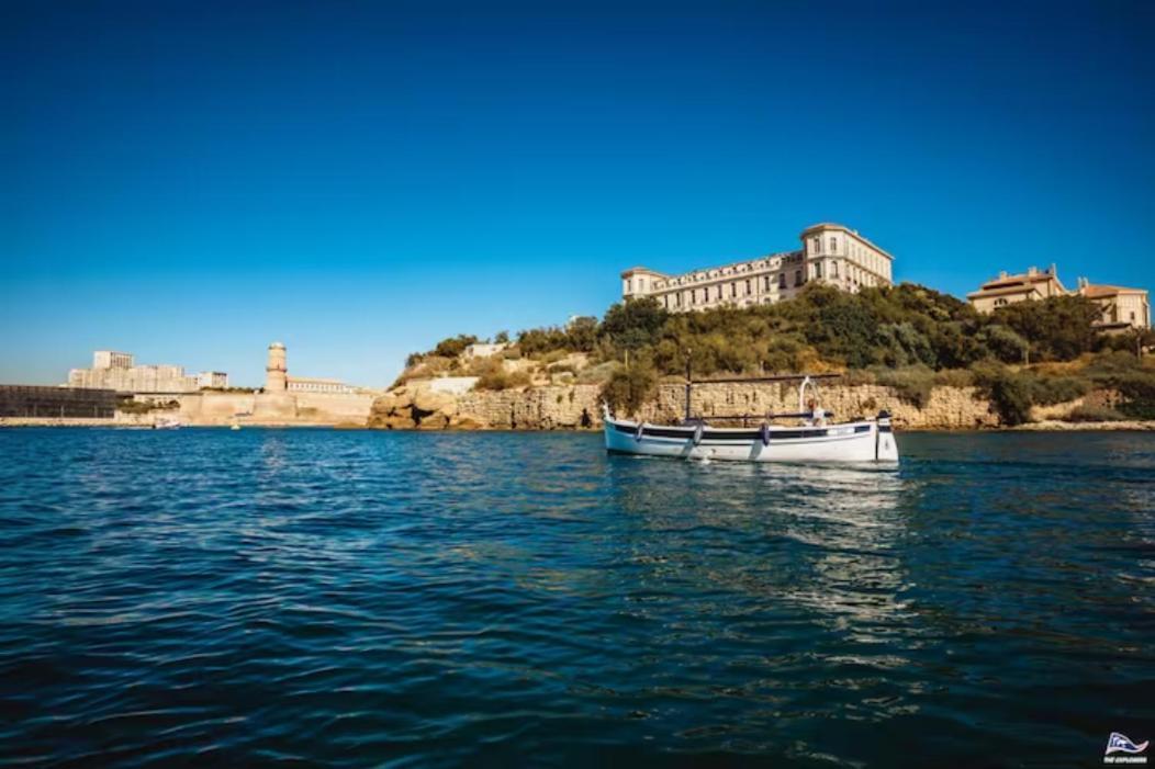 Vieux Port Proximite Panier Clim Central Cachet Marseille Exterior photo